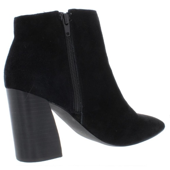 Steve Madden Shoes - Steve Madden Simmer Suede Black Heeled Booties